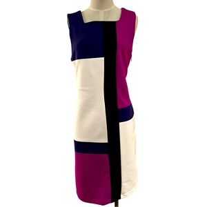 Kenar Colorblock Sleeveless Dress Size 8